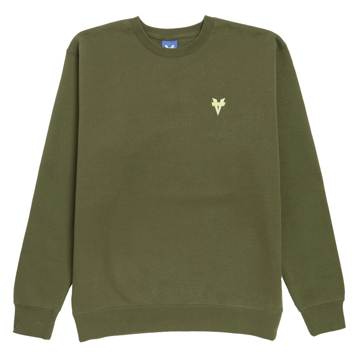 Venture Heritage Emb Sweatshirt - Army/Yellow/White Embroidery