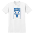Venture Awake T-Shirt - White/Light Blue/Dark Blue Print