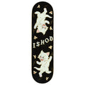 Real Ishod Kitten Scratch Twin Tail Skateboard Deck - Black - 8.50"