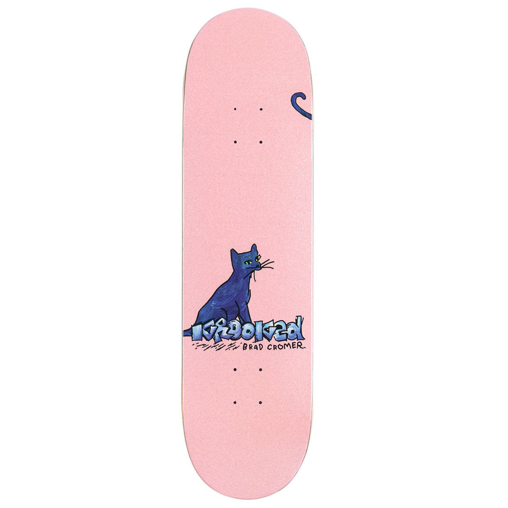 Krooked Cromer Kat Skateboard Deck - Pink - 8.38"