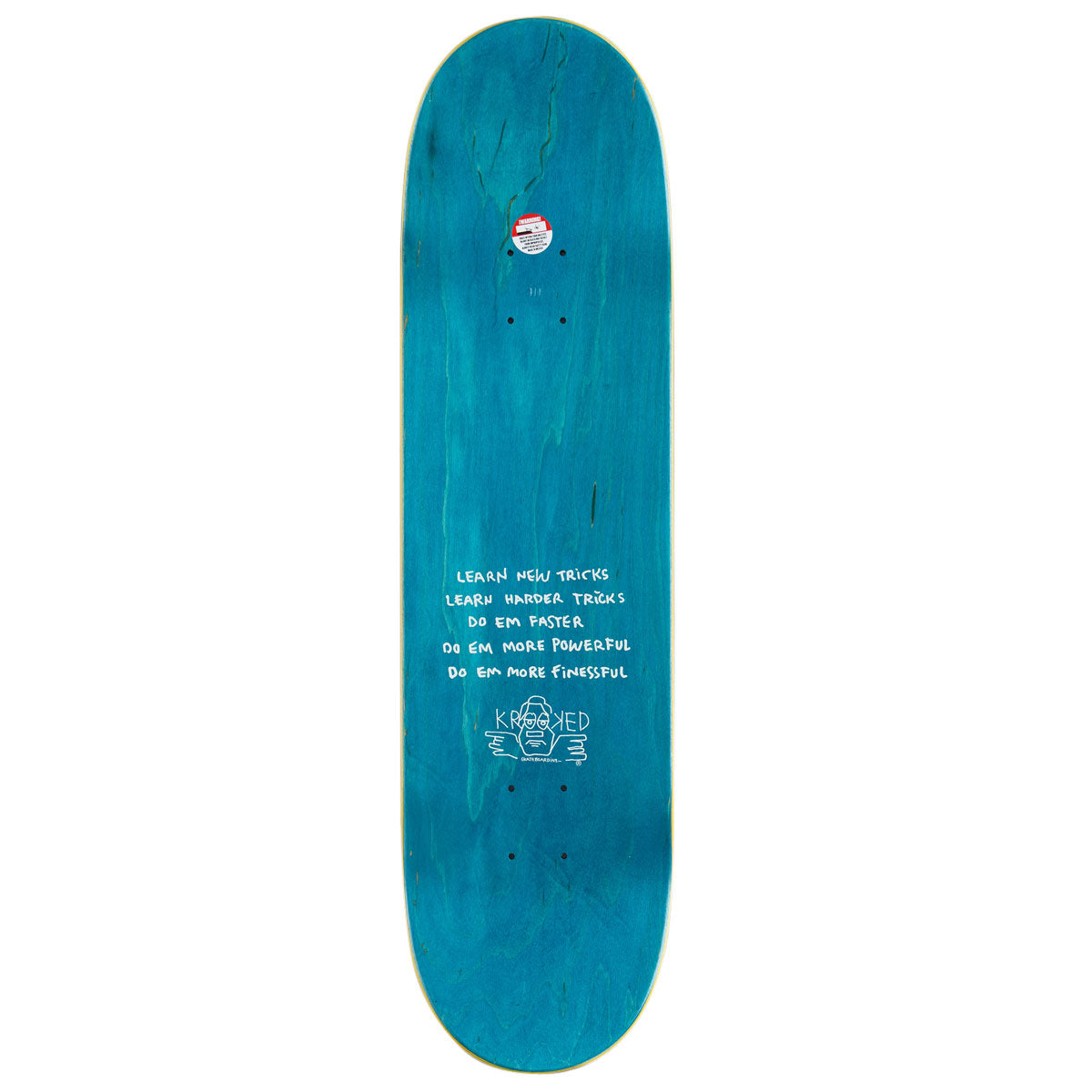 Krooked Cromer Kat Skateboard Deck - Pink - 8.38"