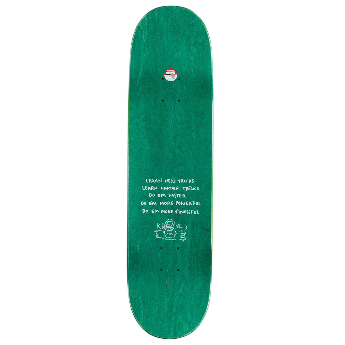 Krooked Cernicky Hot Skateboard Complete - Red - 8.25"