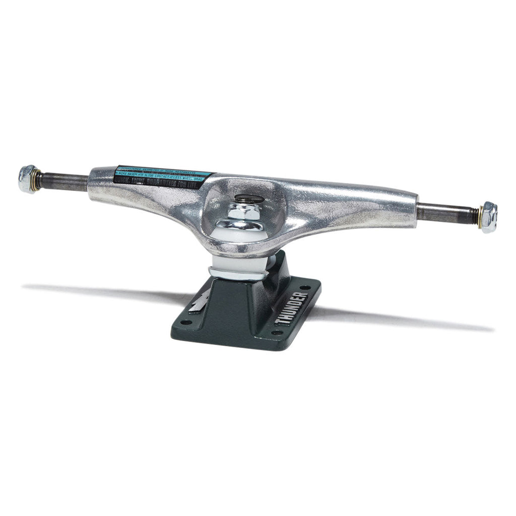Thunder T-II Team Catalyst Re-Gen Skateboard Trucks - Polished/Green - 149mm
