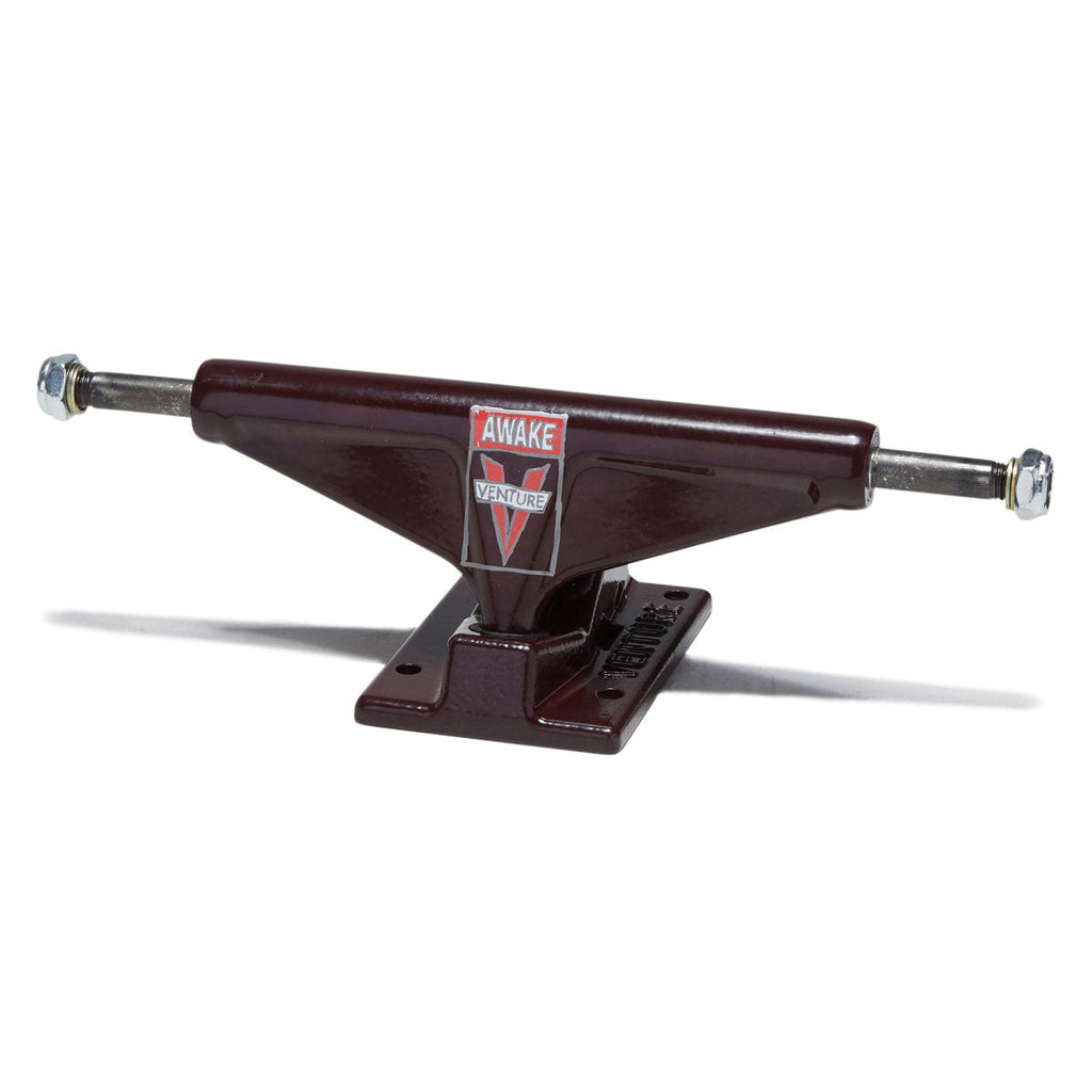 Venture Team Scribble Awake Skateboard Trucks - Maroon - 5.2 Hi
