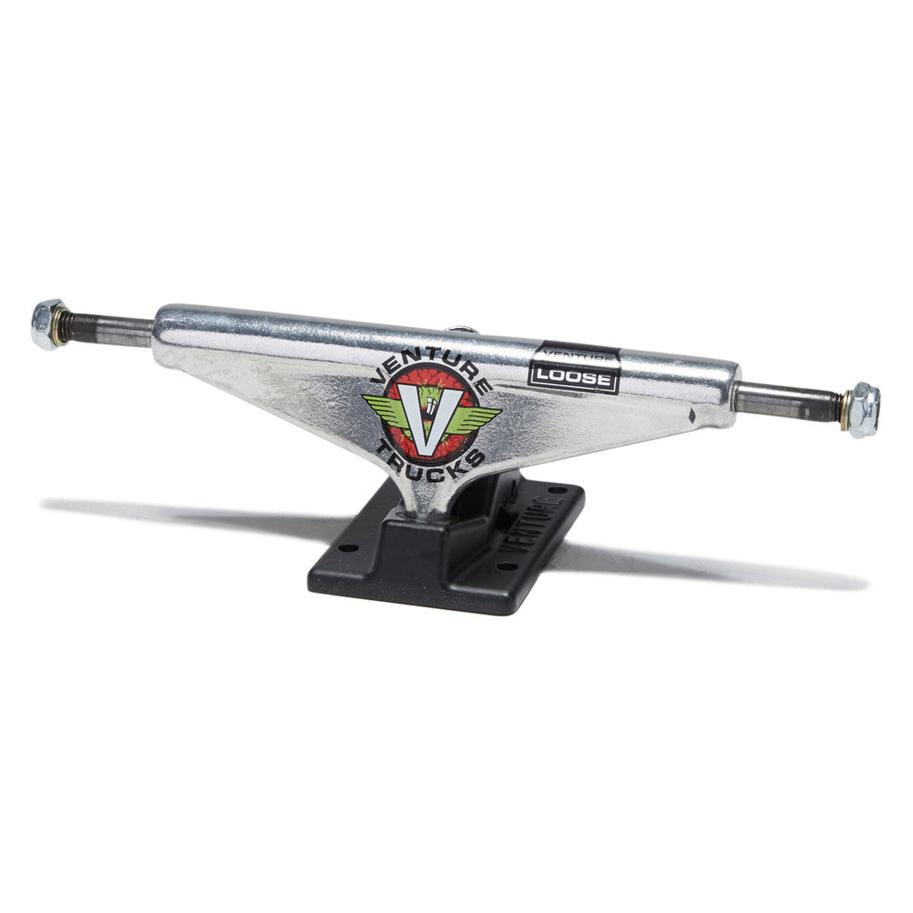 Venture Team Bloodshot Loose Editions Skateboard Trucks - Polished/Black - 5.8