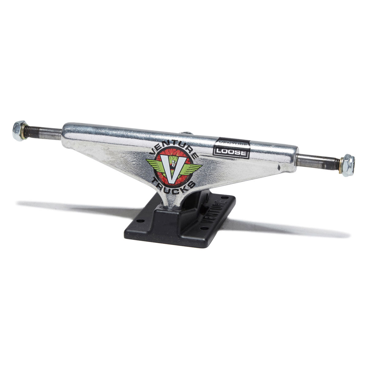 Venture Team Bloodshot Loose Editions Skateboard Trucks - Polished/Black - 5.8