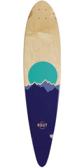 Rout Peaks Pintail Longboard Deck