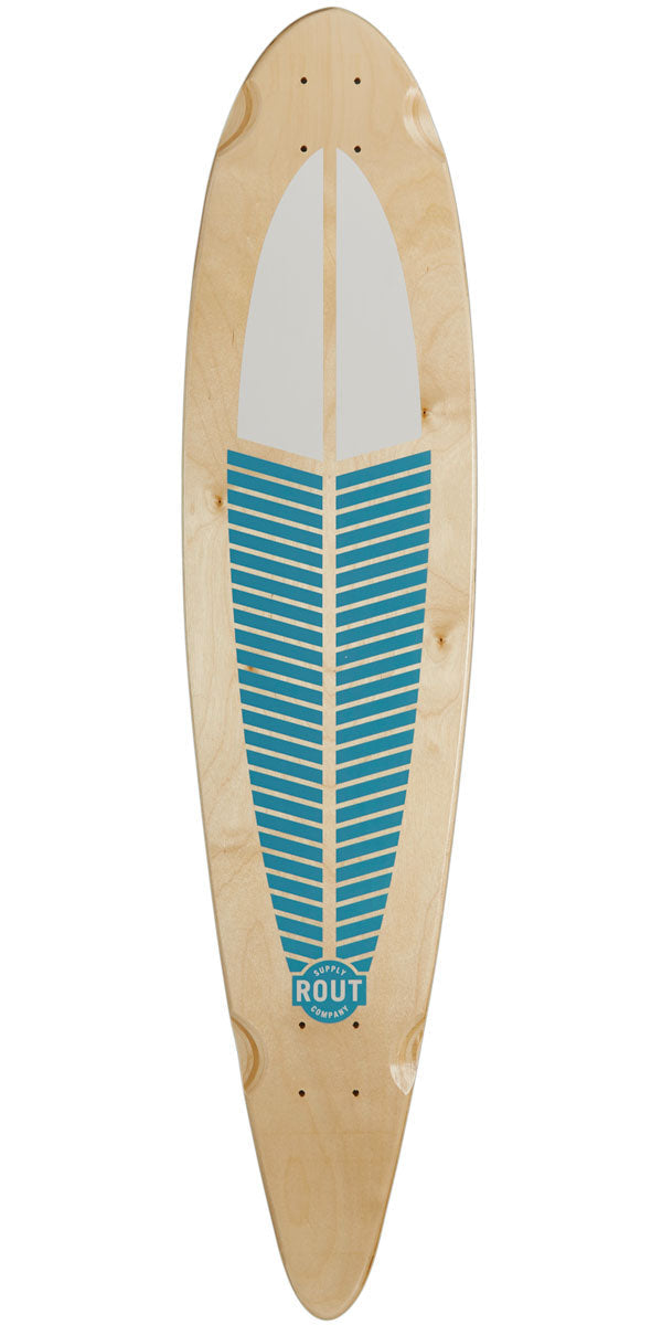 Rout Plume Pintail Longboard Deck