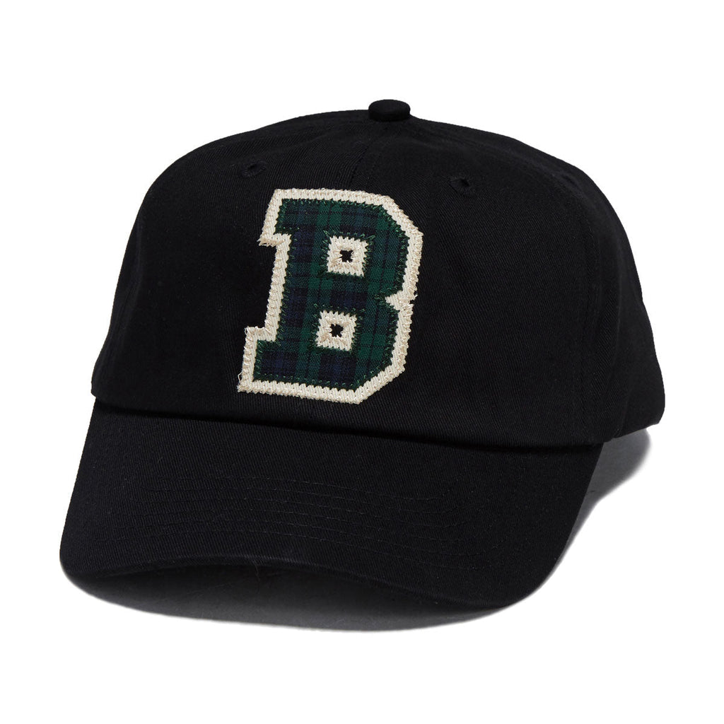 Butter Goods Collegiate 6 Panel Hat - Black