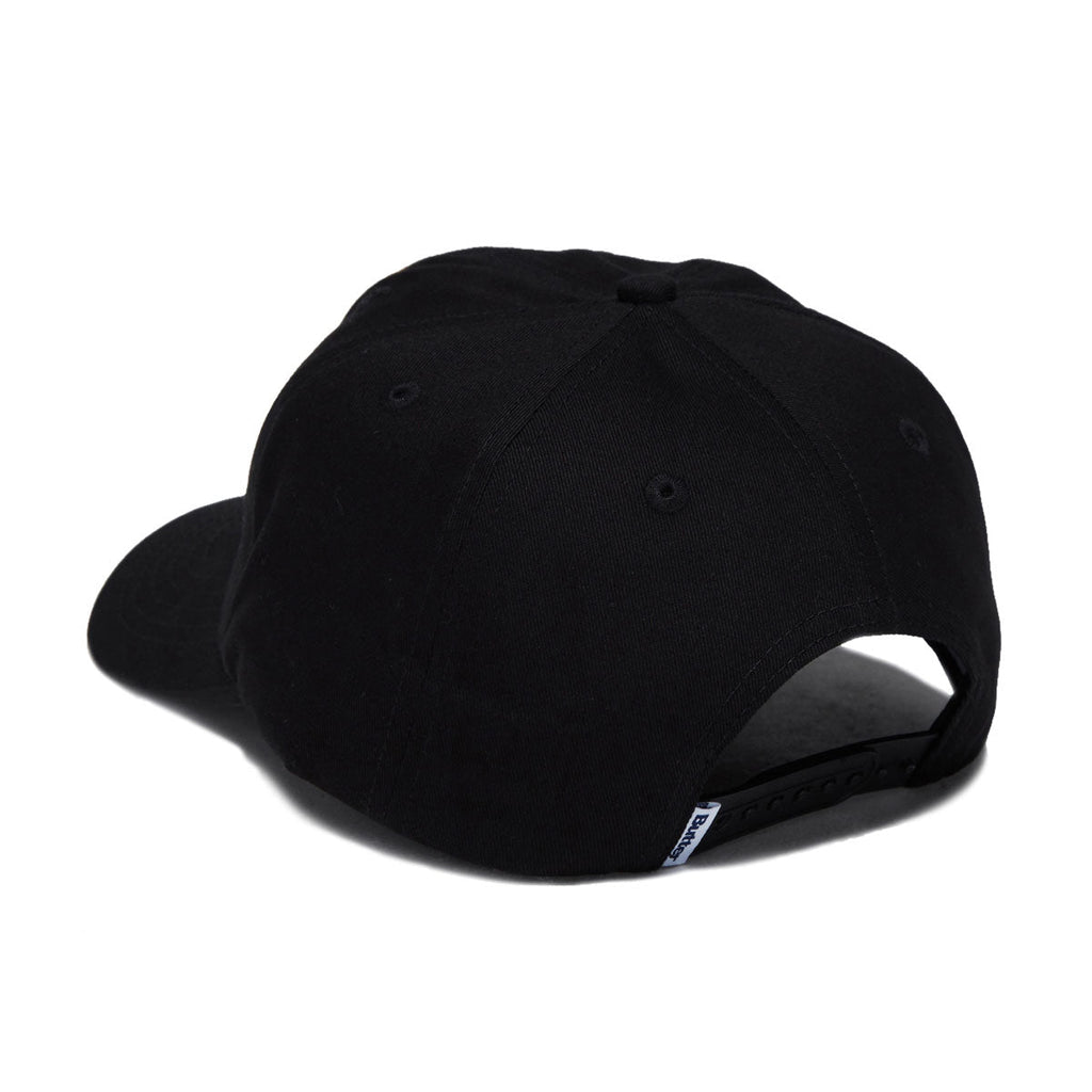 Butter Goods Collegiate 6 Panel Hat - Black