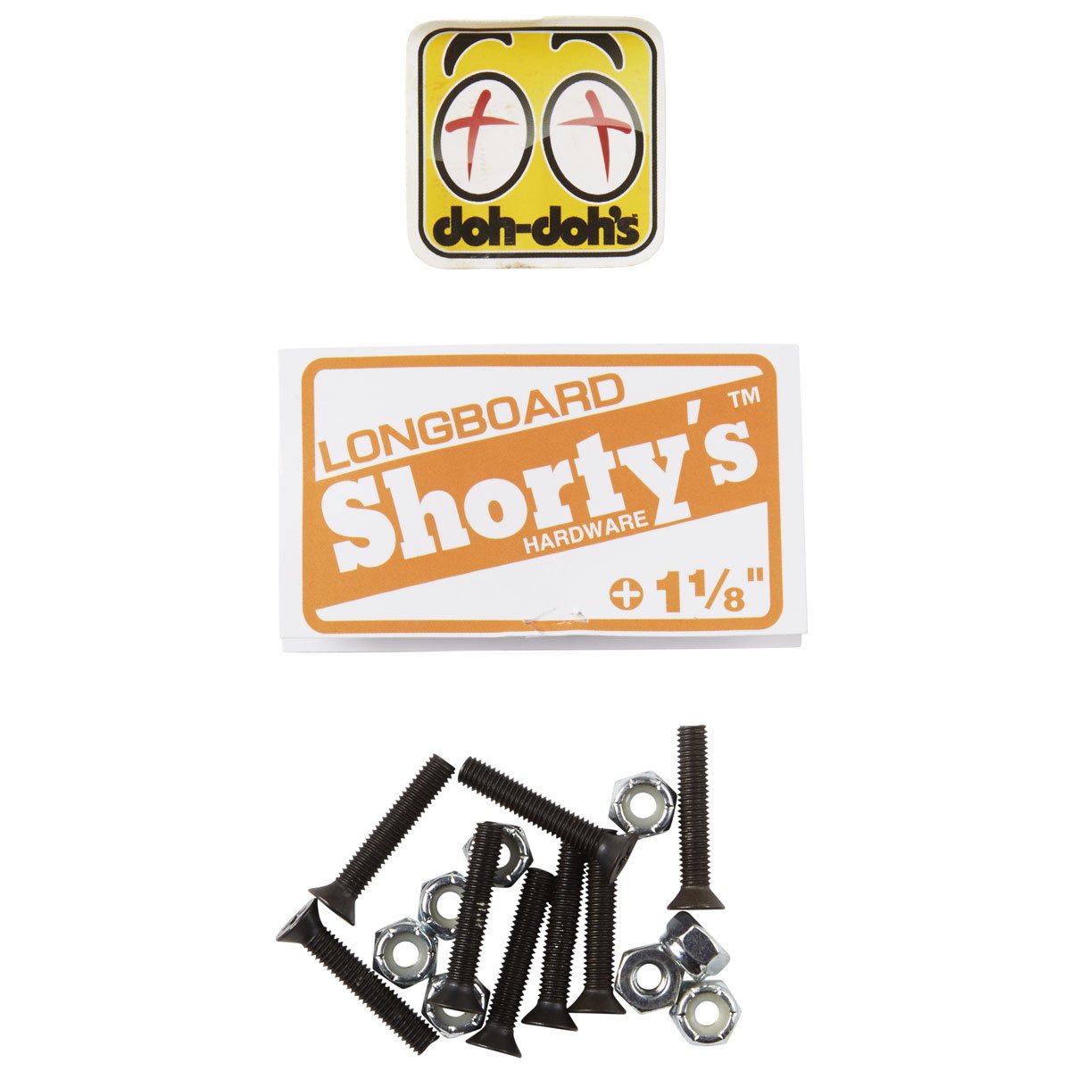 Shorty's Longboard Hardware - Phillips - 1.125"