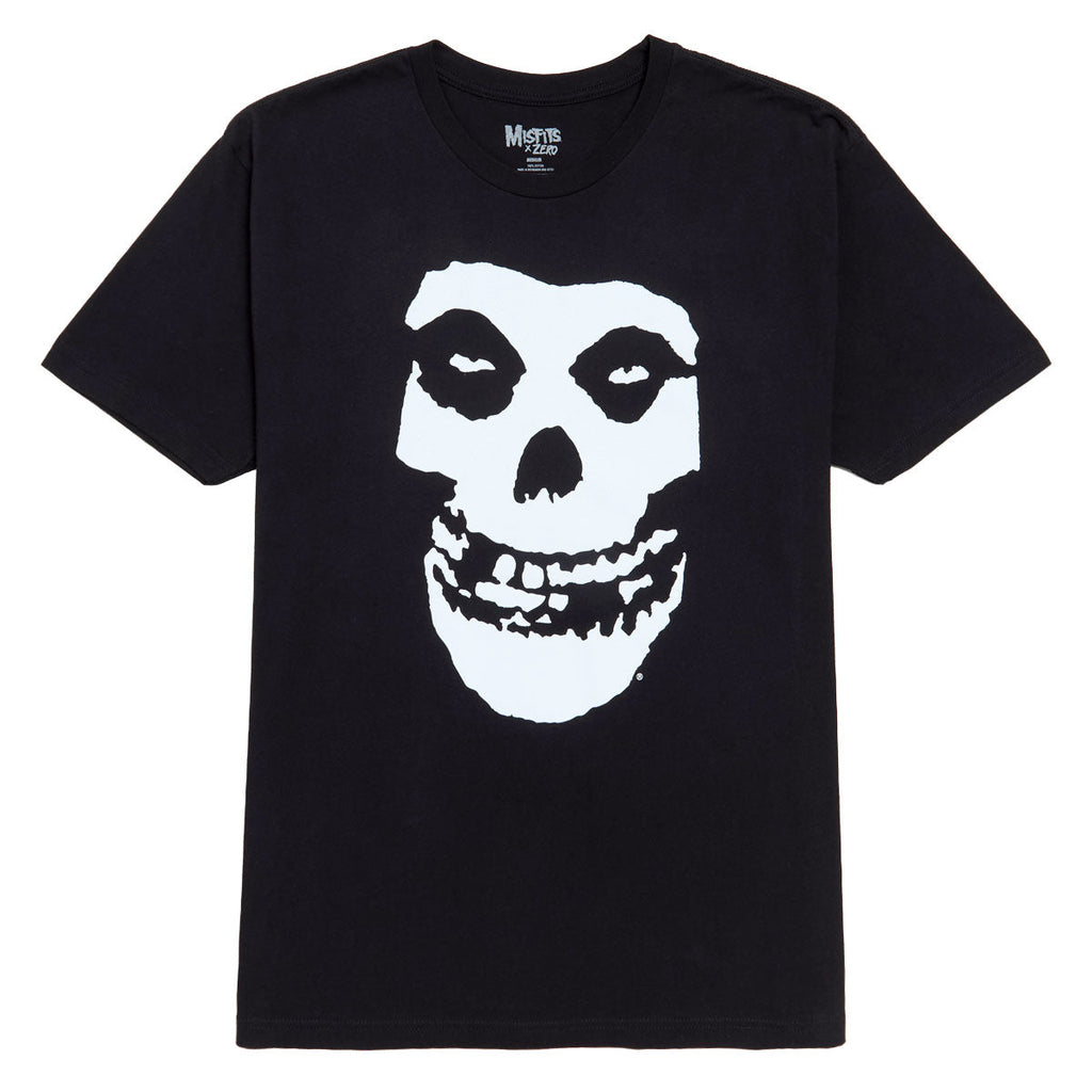 Zero x Misfits Fiend Skull T-Shirt - Black