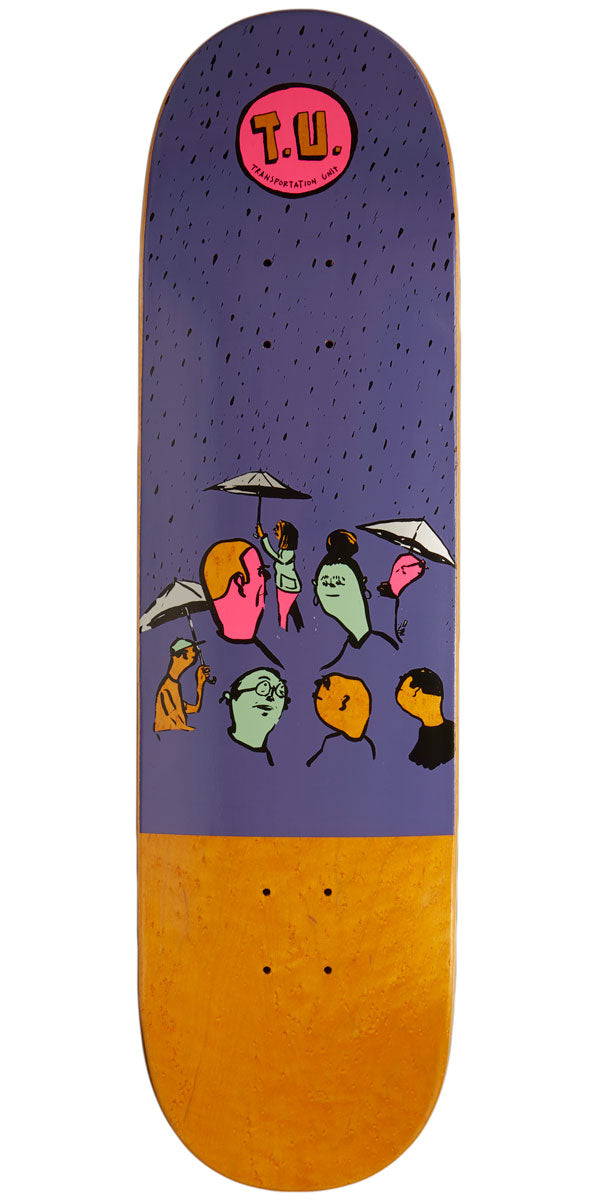 Transportation Unit Rainy Day Skateboard Deck - 8.50"
