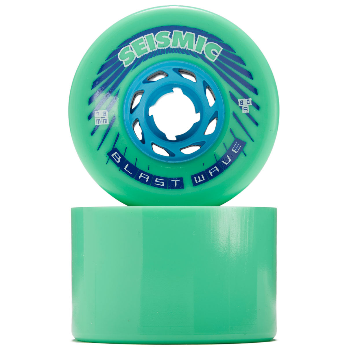 Seismic Blast Wave 80a Longboard Wheels - Mint - 78mm