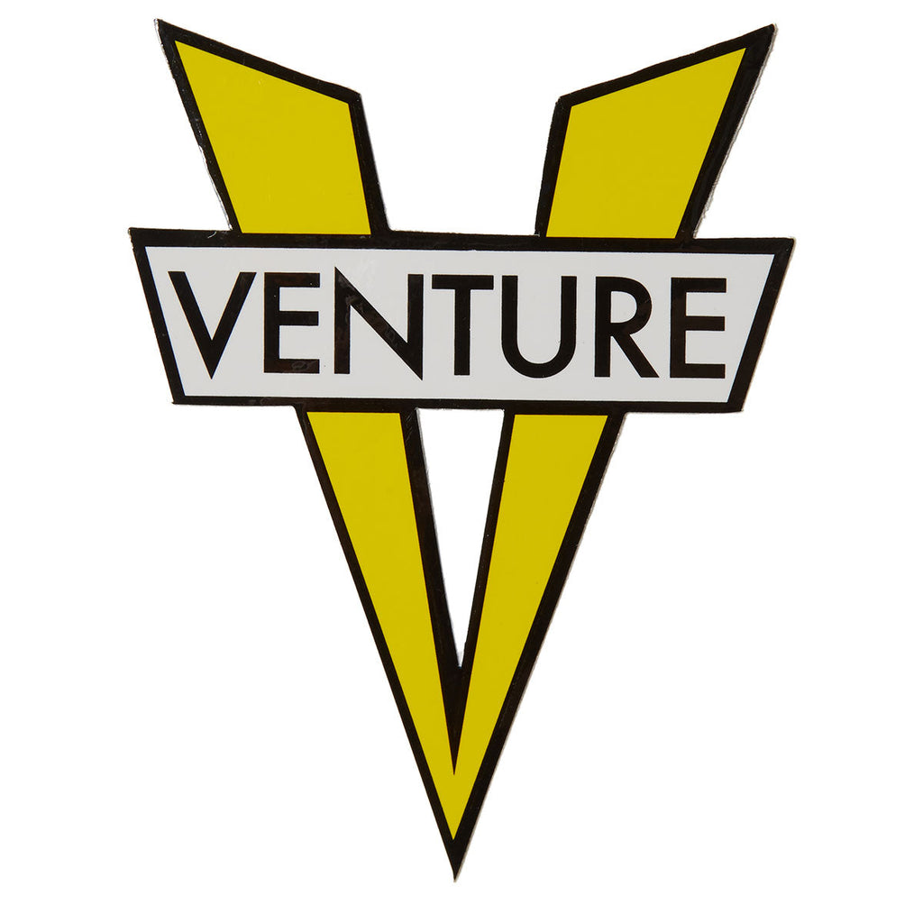 Venture V Die-Cut MD Sticker - Yellow