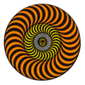 Spitfire Tri-Color Swirl Bighead Sticker - Orange - 4"