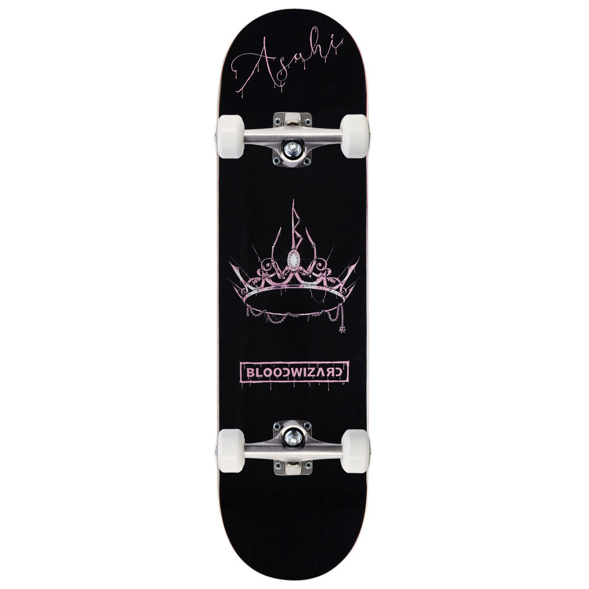 Blood Wizard Asahi Crown Skateboard Complete - 8.25"