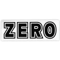 Zero Bold Sticker