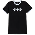 Zero 3 Skull Ringer T-Shirt - Black