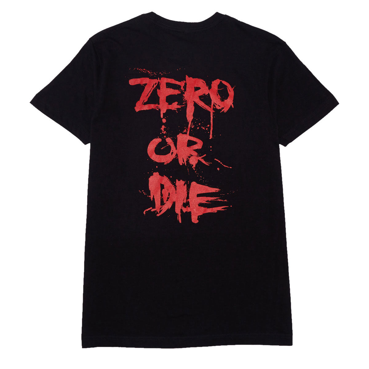 Zero Or Die T-Shirt - Black/Red