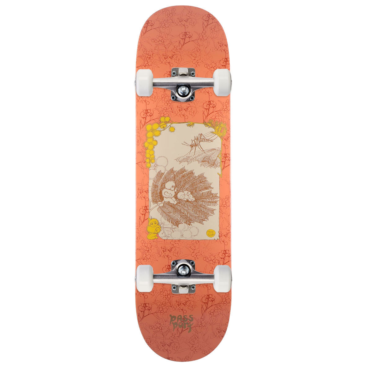 Passport x May Gibbs Wattle Baby Skateboard Complete - 8.375"