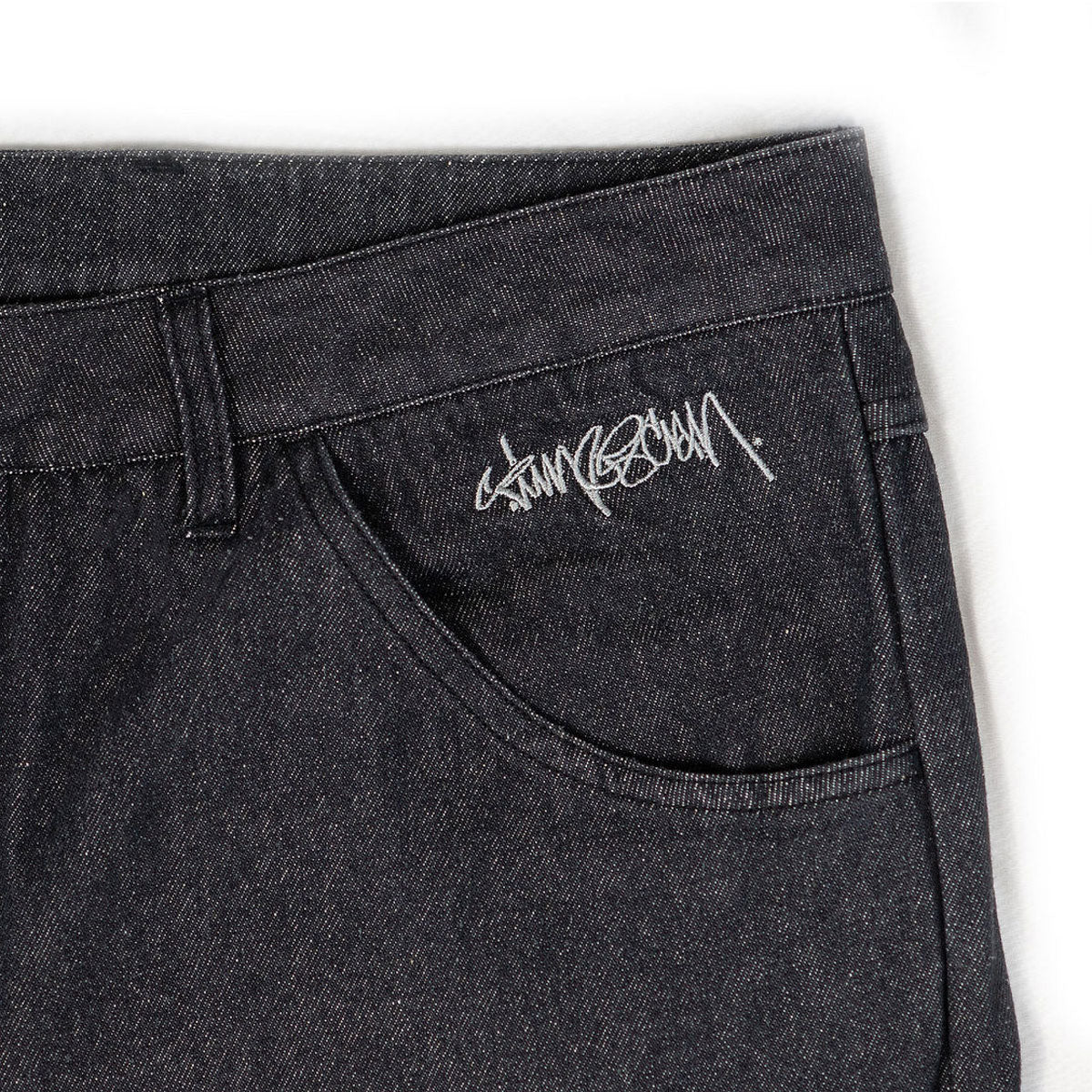 Timescan Relaxed Denim Jeans - Black