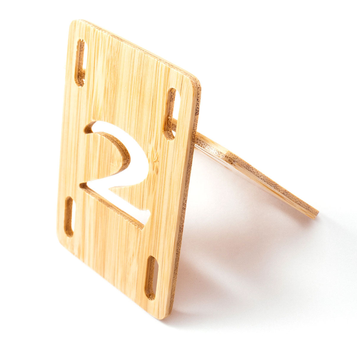 2 Riser Pads Risers - Bamboo - 1/8"
