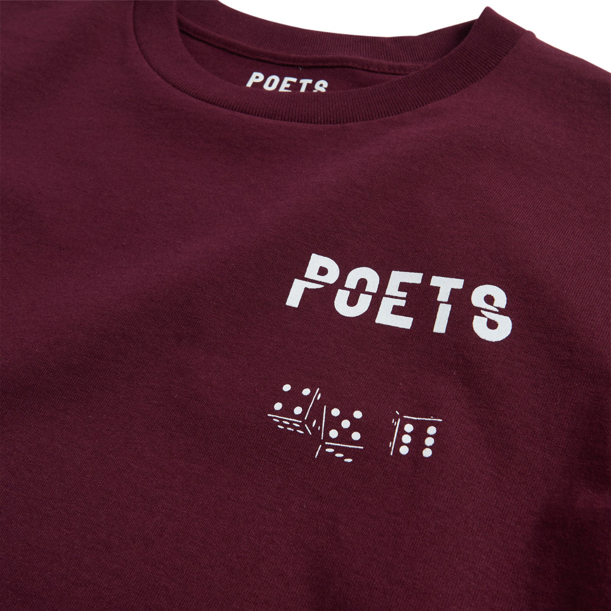 Poets Cee-Lo Screened T-Shirt - Burgundy