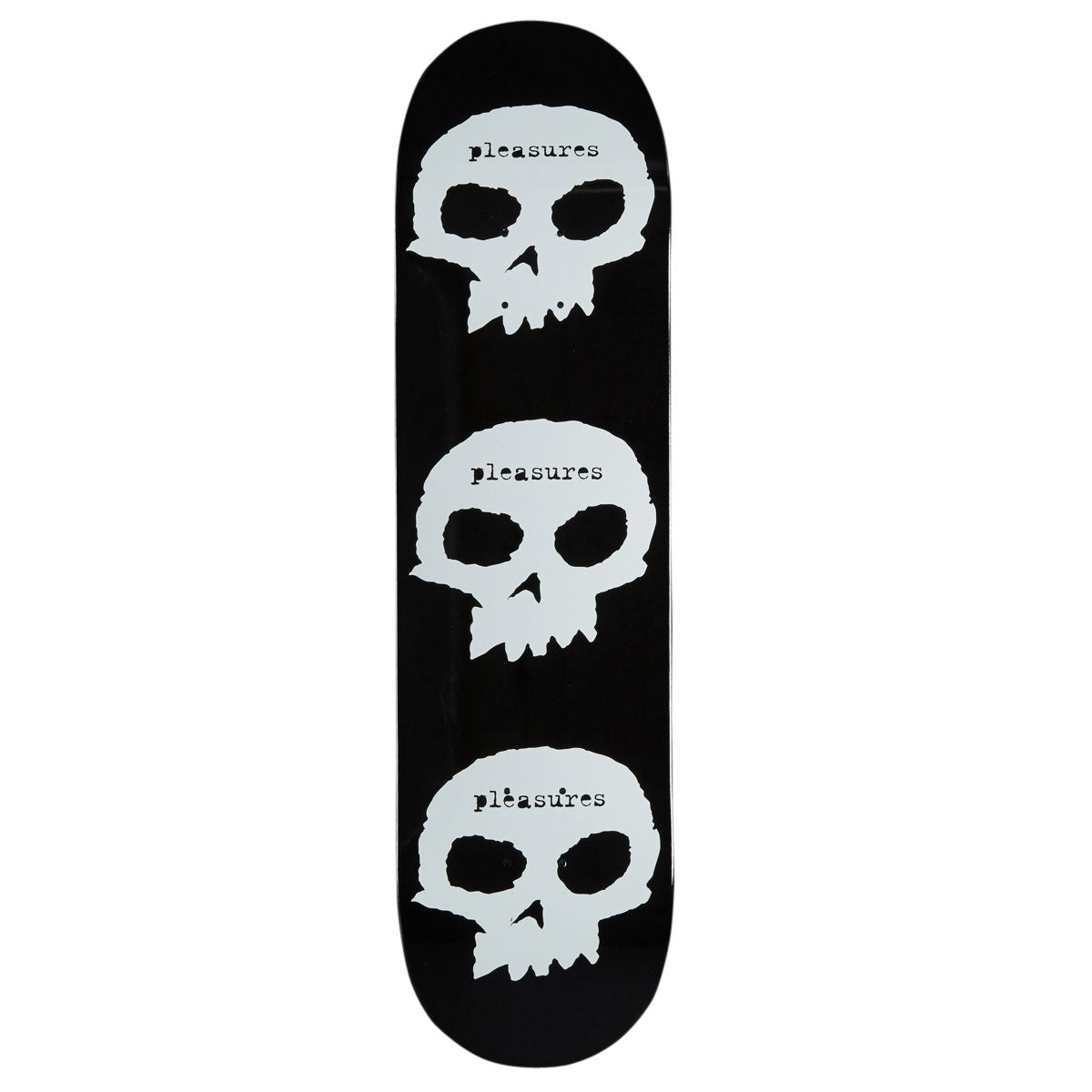Zero x Pleasures Skulls Skateboard Deck - 8.50"