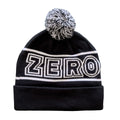Zero Bold Pom Beanie - Black/White