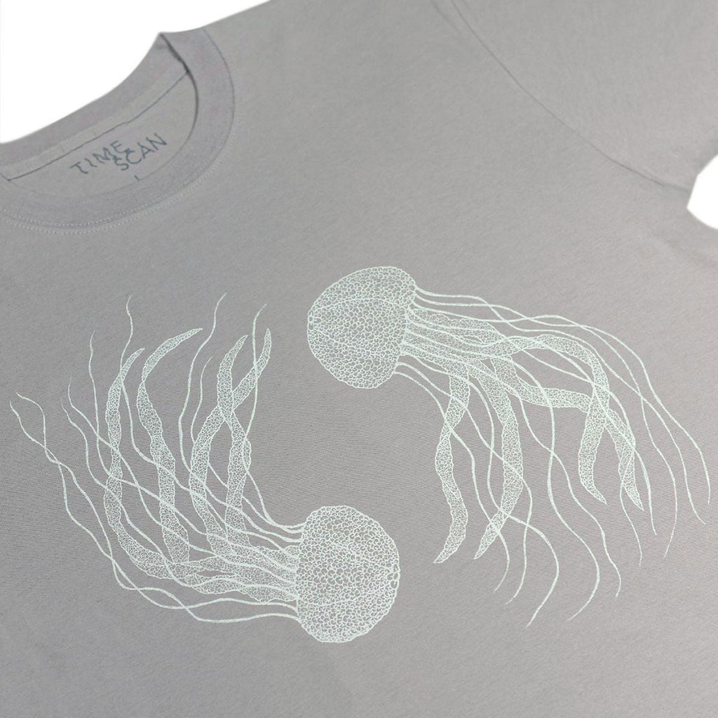 Timescan Kurage T-Shirt - Silver Grey
