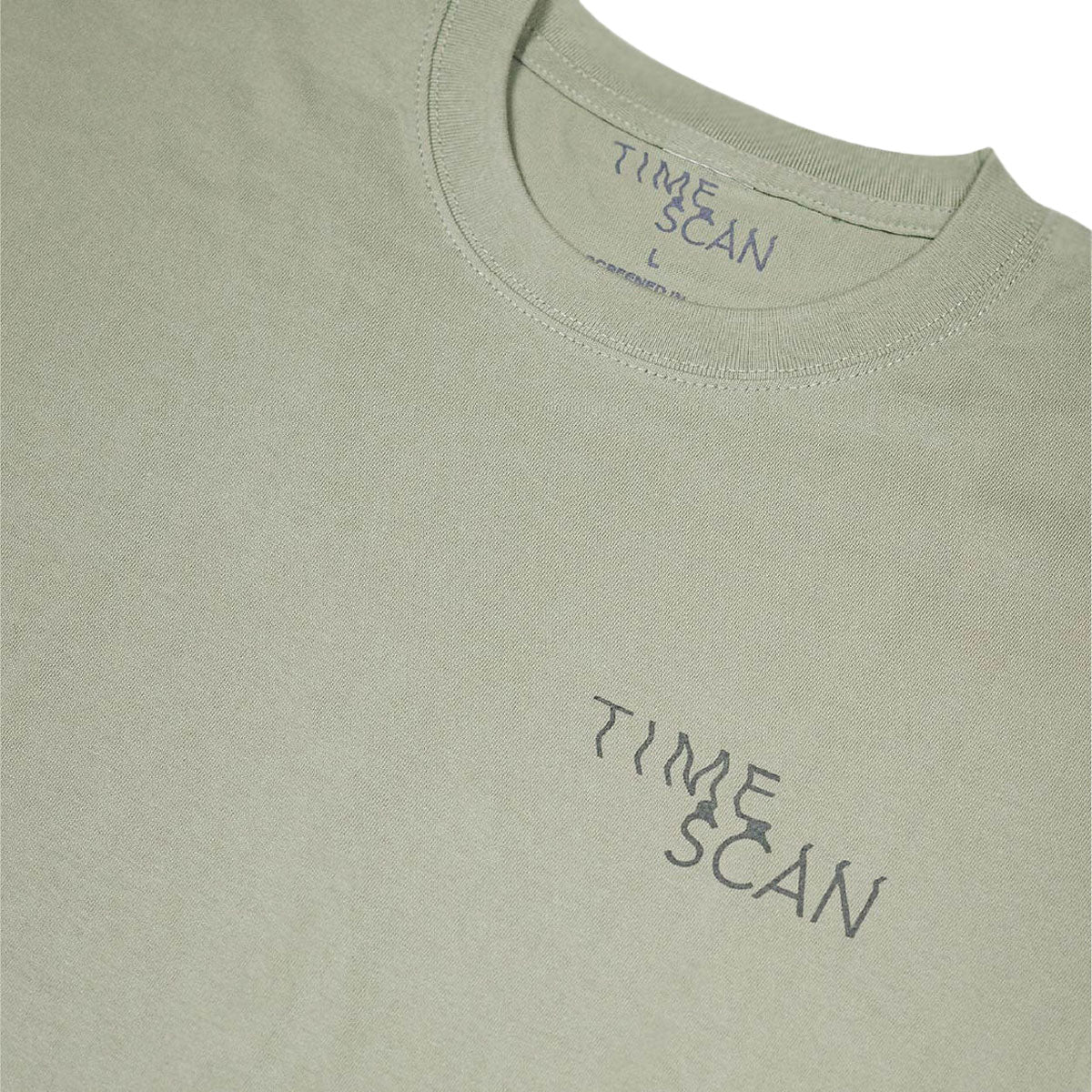 Timescan Logo T-Shirt - Sage Green
