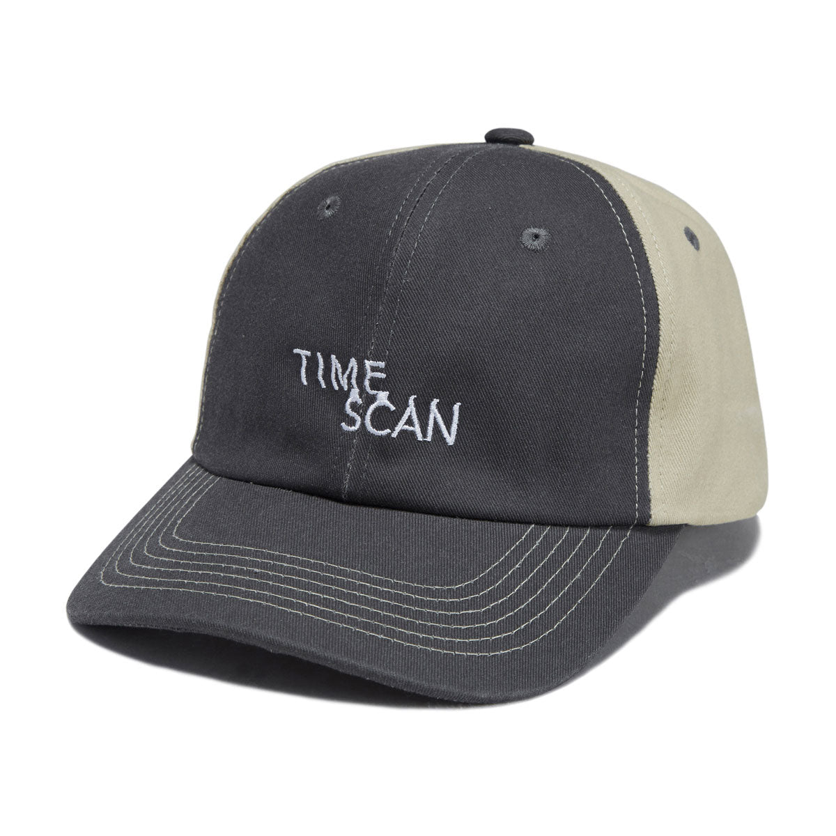 Timescan Washed Logo Hat - Dark Brown