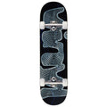 Vinyl Spiral Skateboard Complete - Blue Marble - 8.25"