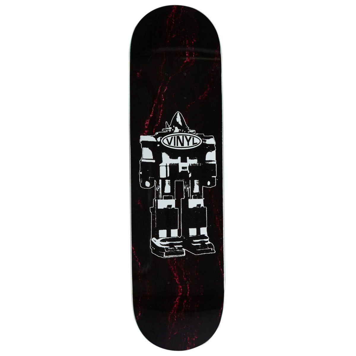 Vinyl Robot Skateboard Deck - 8.38"