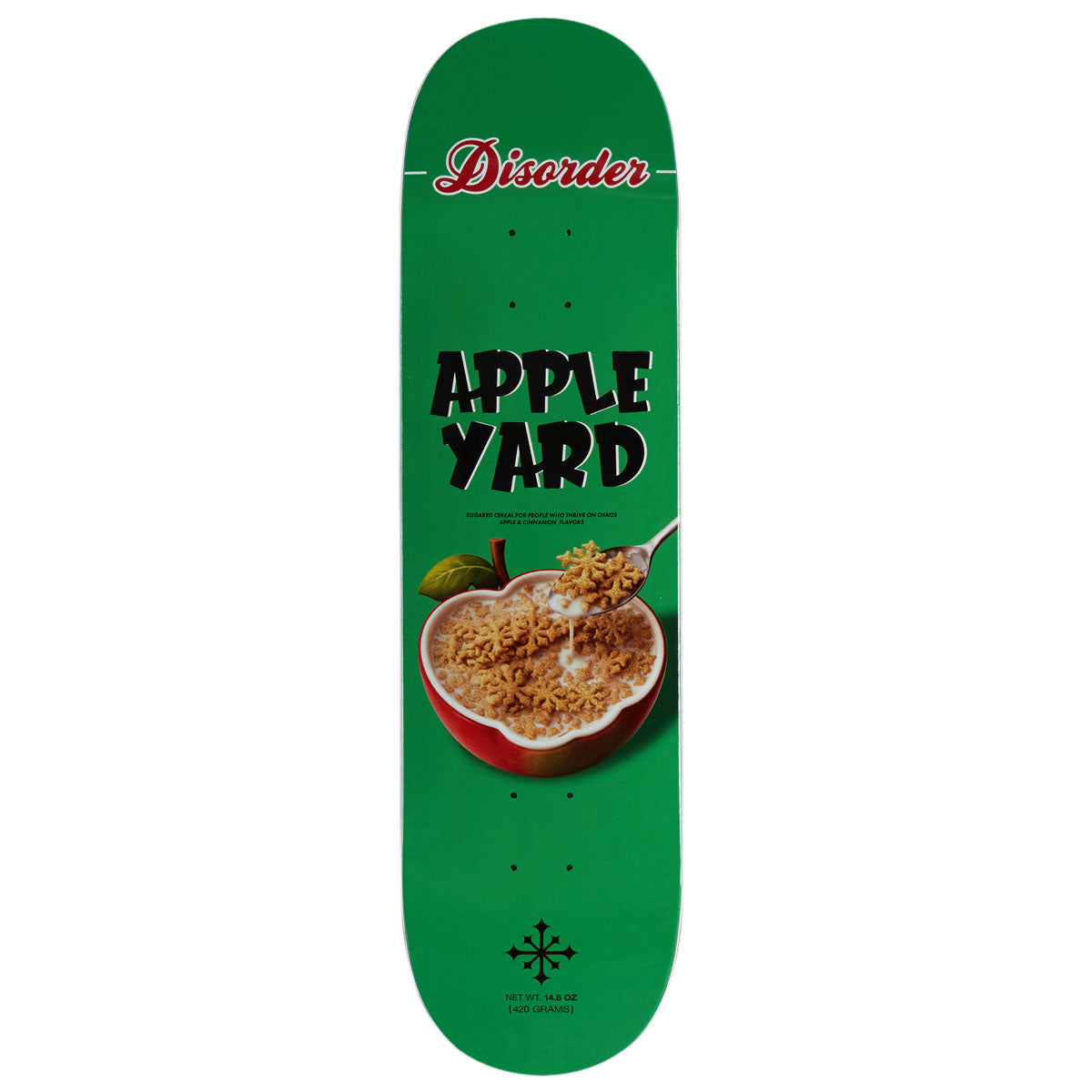 Disorder Apple Jacks Mark Appleyard Skateboard Deck - Green - 7.75"