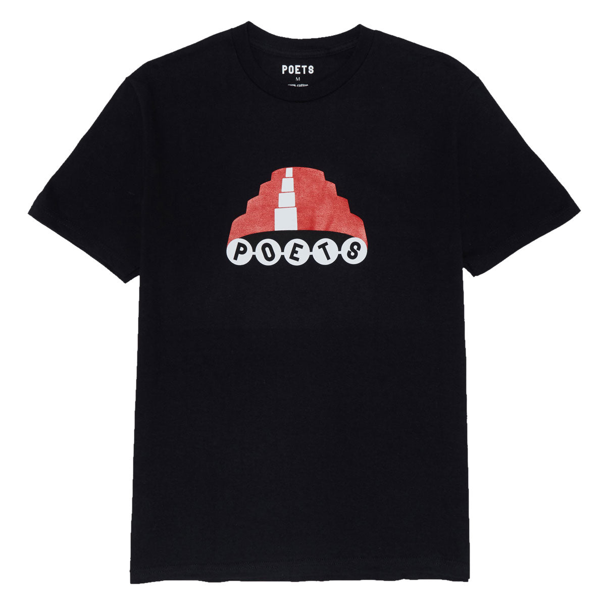 Poets Devo Screened T-Shirt - Black