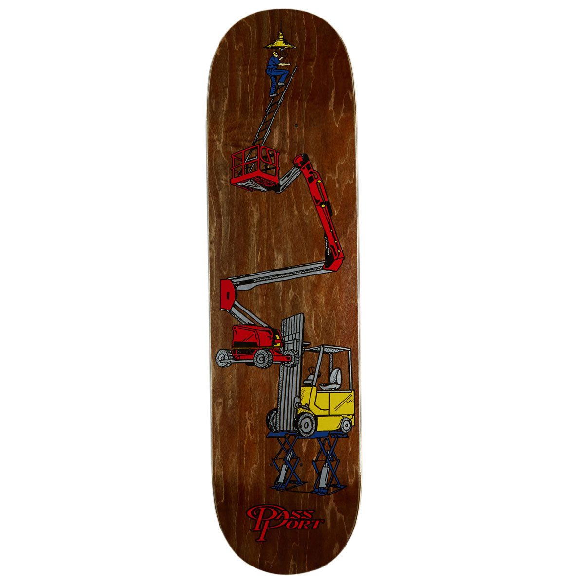 Passport Minimal Output Series Cherry Pick Skateboard Deck - 8.25"