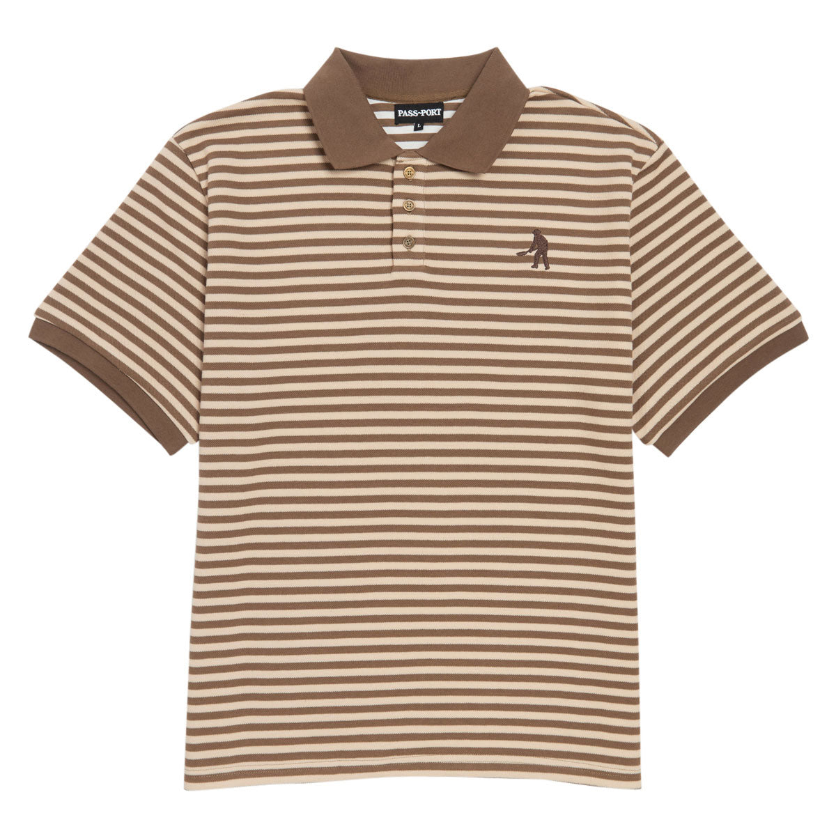 Passport Workers Polo Shirt - Brown