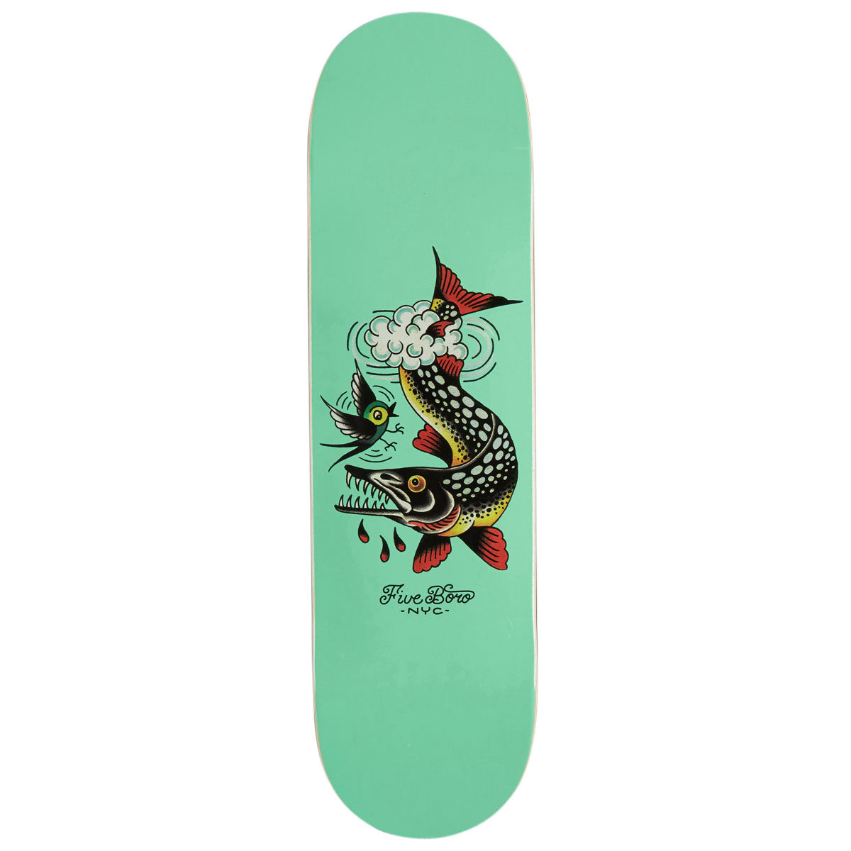 5Boro Fish Series Pike Skateboard Deck - 8.375"