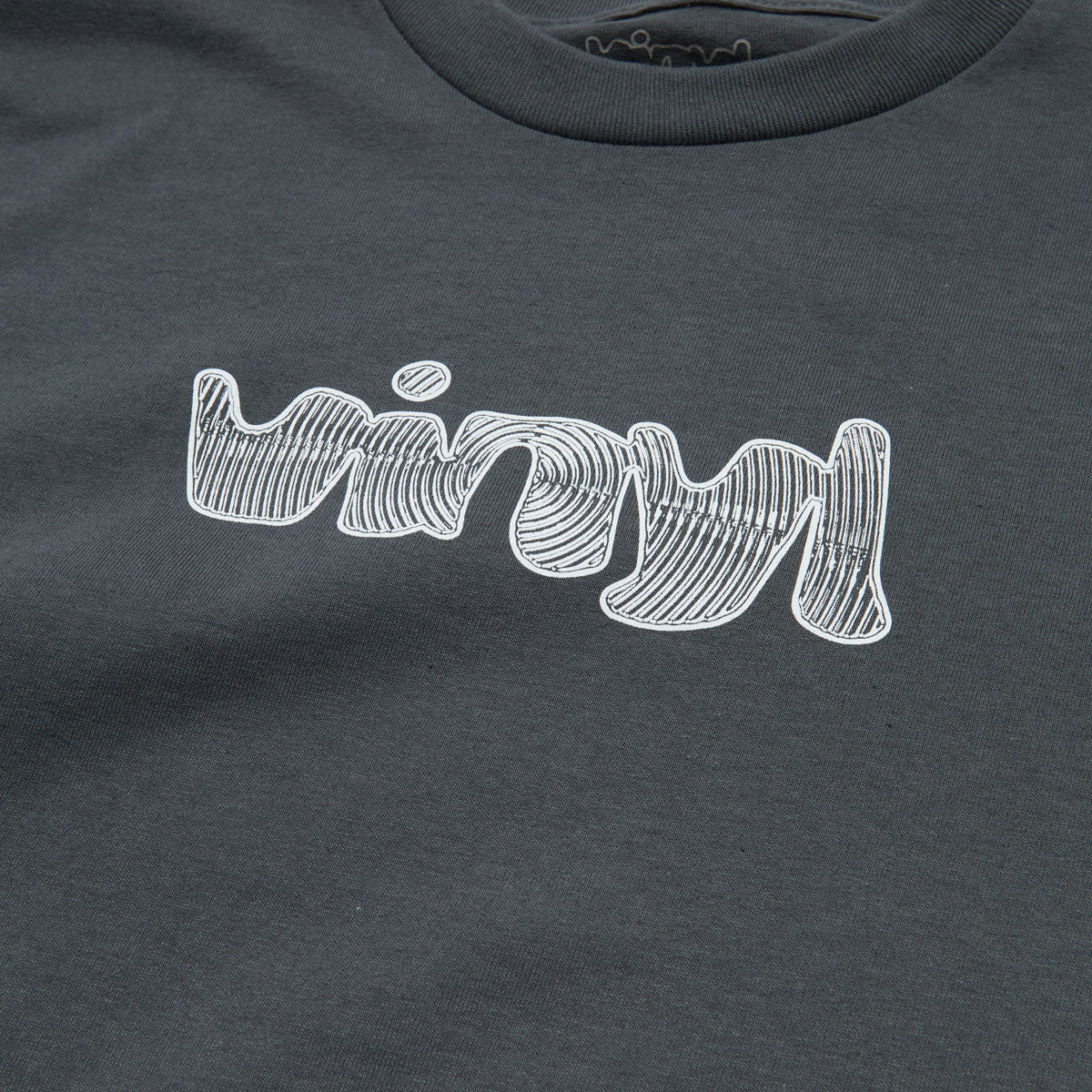 Vinyl Spiral Logo T-Shirt - Charcoal Grey