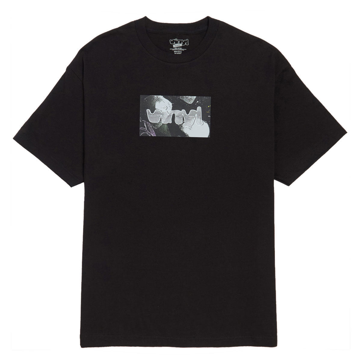 Vinyl Bubble T-Shirt - Black