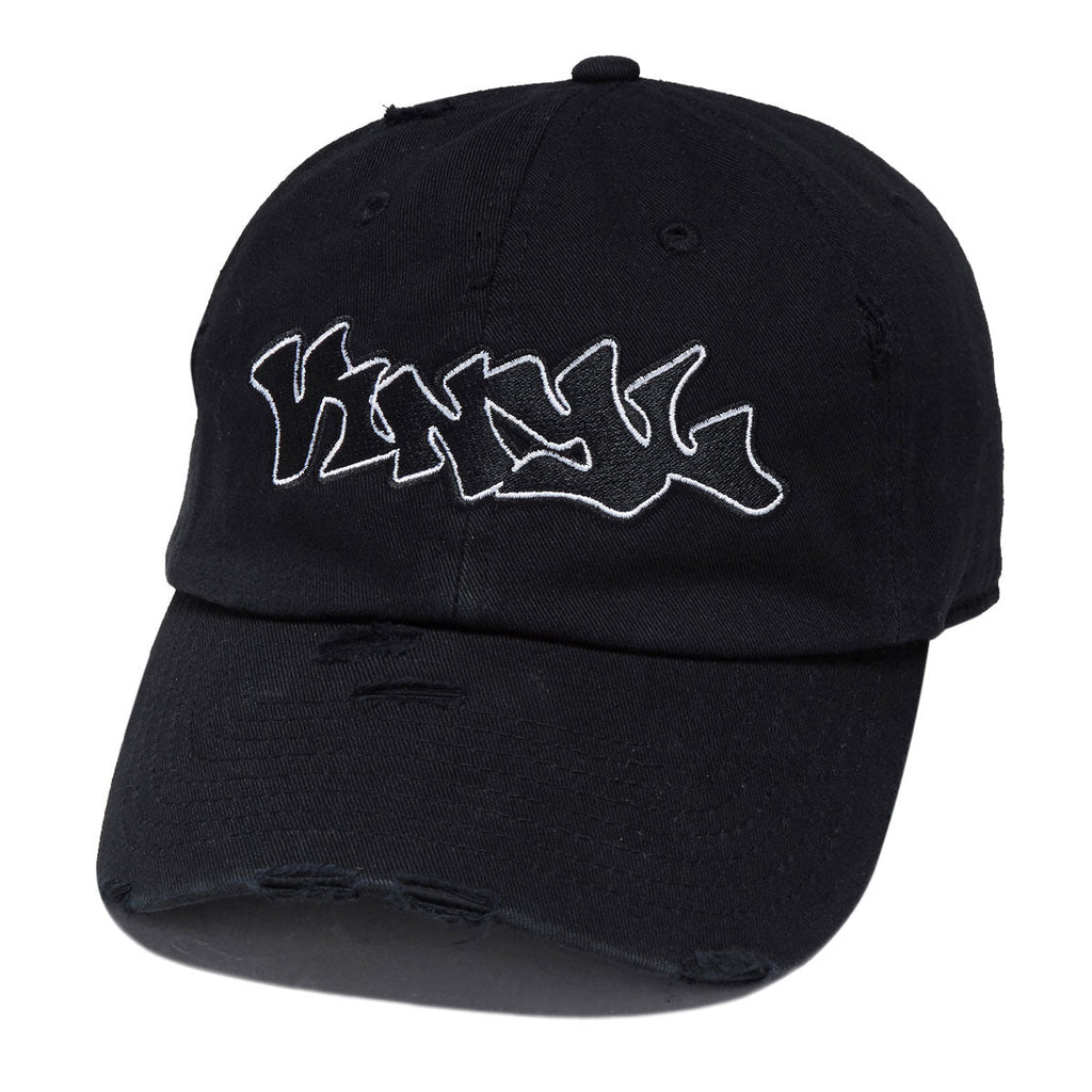 Vinyl Graffiti Dad Hat - Washed Black