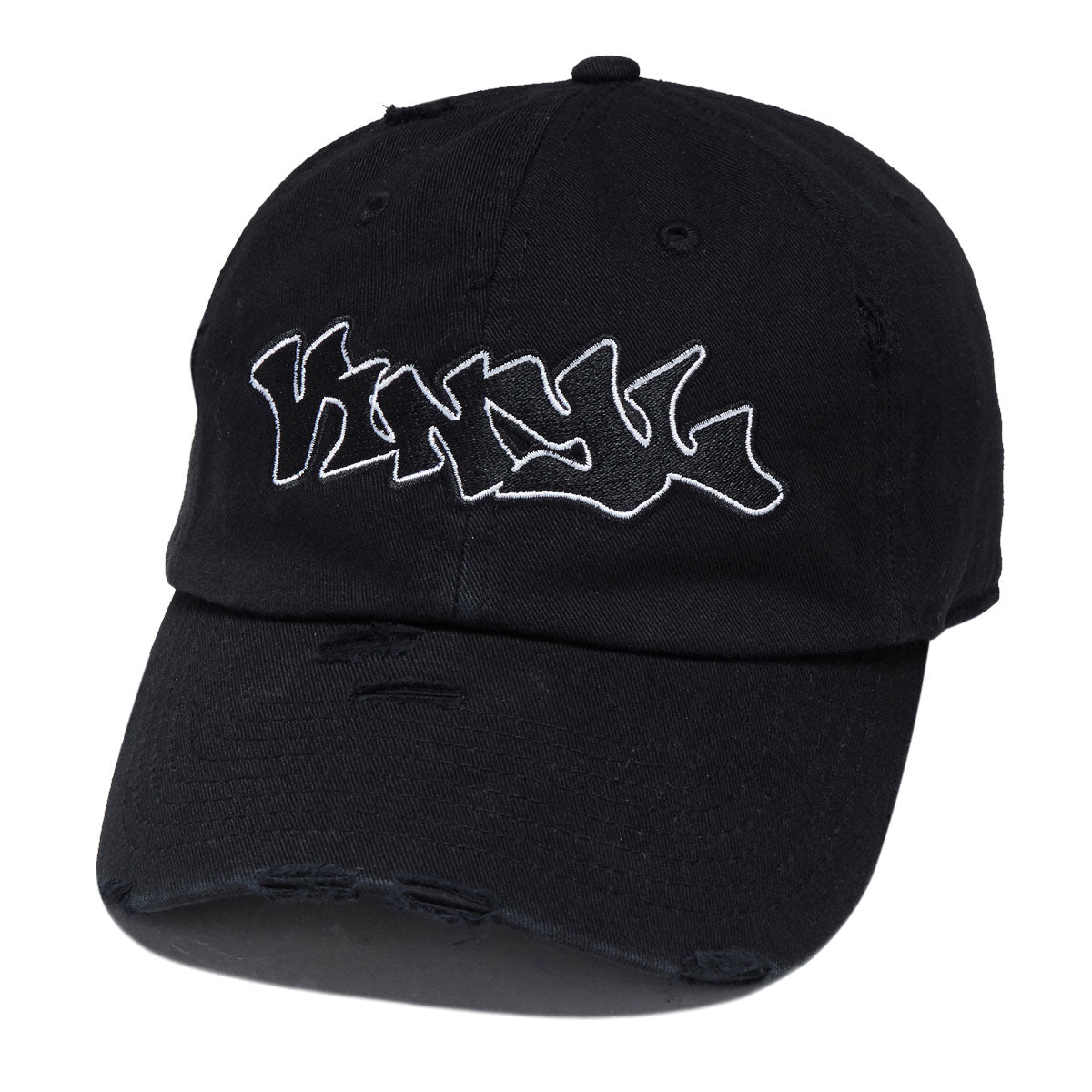 Vinyl Graffiti Dad Hat - Washed Black