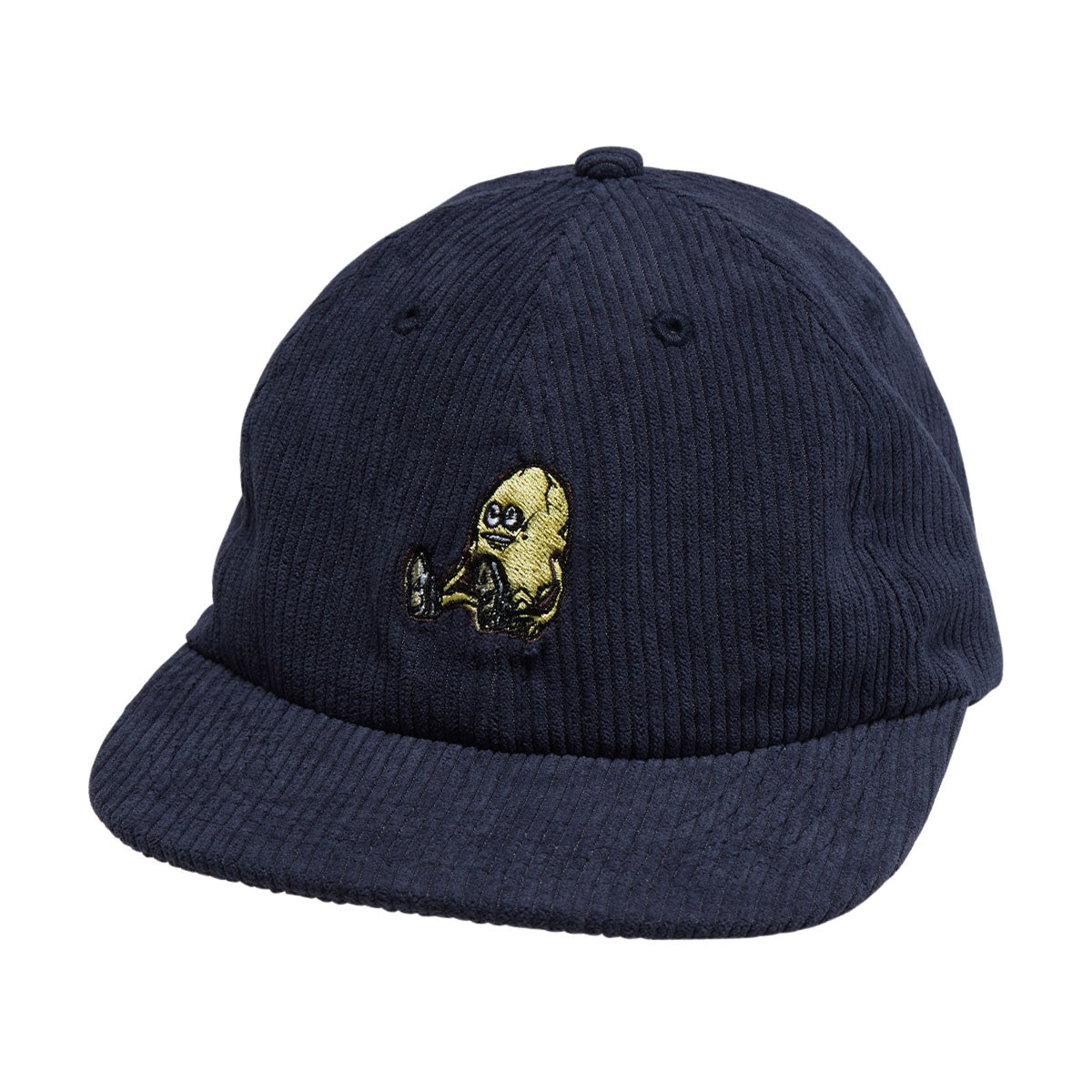 Heroin Egg Corduroy Snapback Hat - Navy