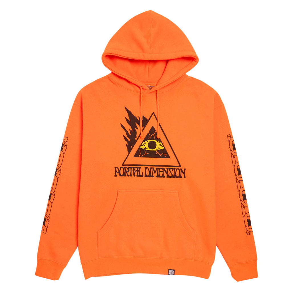 Portal Dimension Evil Eye Hoodie - Orange