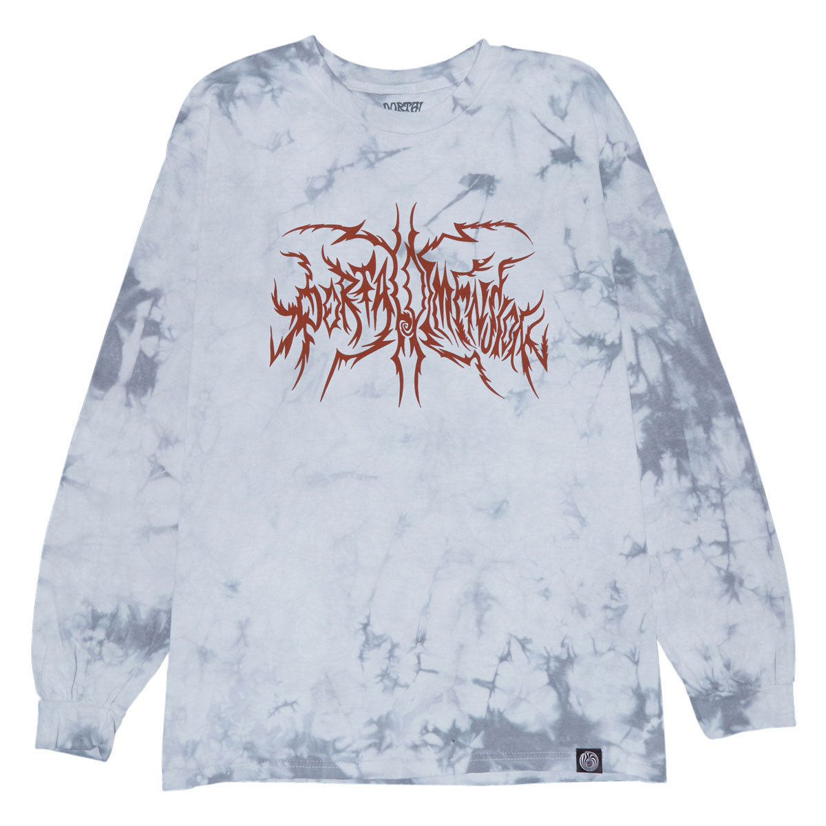 Portal Dimension Washed Long Sleeve T-Shirt - Tie-Dye