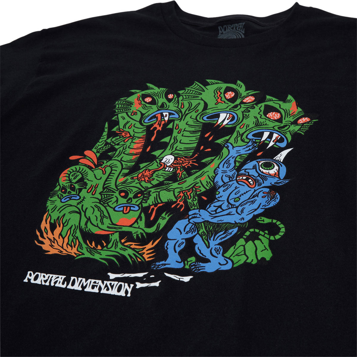 Portal Dimension Serpent T-Shirt - Black