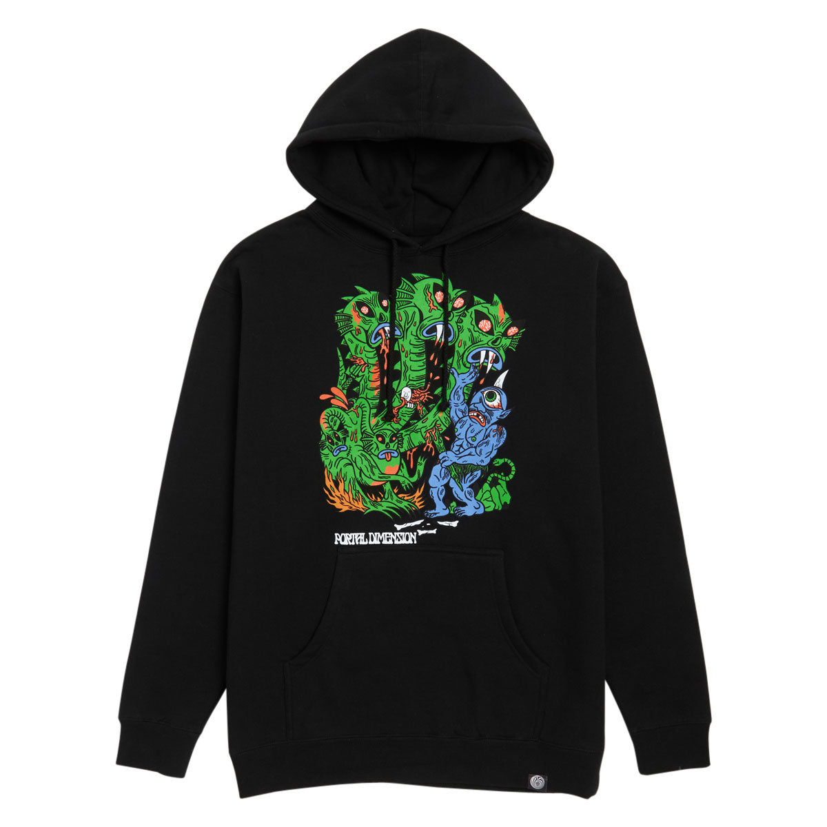 Portal Dimension Serpent Hoodie - Black