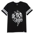 Portal Dimension Monster Ringer T-Shirt - Black/White